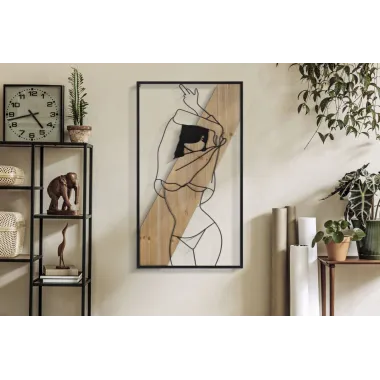 Płyta ścienna STRIP -A- Żelazo i Drewno 50 2 90 cm